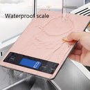 A10-1 Portable USB Kitchen Scale Household Food Baking Tea Quasi-Gram Weight Bench Scale, Specification: 10kg / 1g(Rose Gold)
