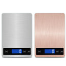 A10-1 Portable USB Kitchen Scale Household Food Baking Tea Quasi-Gram Weight Bench Scale, Specification: 15kg / 1g(Rose Gold)