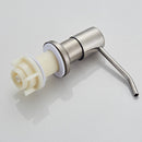 9508N-02 304 Stainless Steel Sink Soap Dispenser Pump Head Extension Silicone Tube Bathroom Hand Washing Cleaning Soap Dispenser