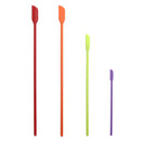 2 Sets 4 in 1 Silicone Mini-Pointed Scraper Lengthening Cosmetic Bottle Scraper Jam Spatula Set(Colorful)