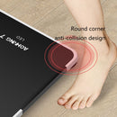 AOHANG7 USB Weight Scale With LED Hidden Screen Tempered Glass Body Scale(Bright Black)