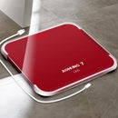 AOHANG7 USB Weight Scale With LED Hidden Screen Tempered Glass Body Scale(Rose Gold)