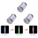 2 PCS LED Faucet Color Changing Luminous Faucet, Specification: Temperature Control Three Colors