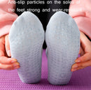 3 Pairs Backless Non-Slip Yoga Dance Socks Gym Indoor Floor Sports Socks, Size: 35-42(Beige)