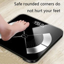 Home Weight Scale Accurate Healthy Body Fat Scale, Size: 28x28cm(Charging Version Black)