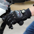 PRO-BIKER Motorcycle Full Finger Gloves Outdoor Cycling Locomotive Anti-Fall Gloves, Size: XL(Black)