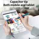 6 in 1 Multifunctional Metal Stylus Laser Capacitor Pen Recording Electronic Pointer Pen with 8GB U Disk(White)