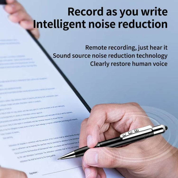 6 in 1 Multifunctional Metal Stylus Laser Capacitor Pen Recording Electronic Pointer Pen with 8GB U Disk(White)