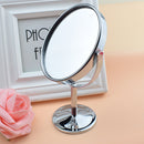 5 PCS Metal Desktop Mirror 1:2 Magnification Double-Sided Makeup Mirror