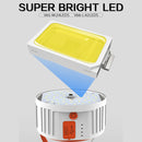 Solar LED Bulb Light Household Emergency Light Mobile Night Market Lamp, Style: V66 100W 42 LED 4 Battery + Remote Control