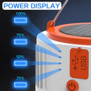 Solar LED Bulb Light Household Emergency Light Mobile Night Market Lamp, Style: V66 100W 42 LED 4 Battery + Remote Control