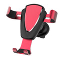 Multifunctional Mobile Phone Holder With Car Air Outlet Car Navigation Support Frame(Pleasant Red)