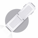 5 PCS JC367 Right Angle Flat Two-Purpose Drawer Lock Baby Safety Protection Refrigerator Lock(Cool Gray)