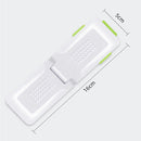 5 PCS JC367 Right Angle Flat Two-Purpose Drawer Lock Baby Safety Protection Refrigerator Lock(Cool Gray)