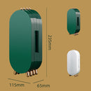 Jewelry Storage Box Earrings Necklace Bracelet Jewelry Box Household Multi-Function Fold Portable Jewelry Display Stand(Green)