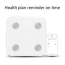 8066 Smart Body Fat Electronic Scale Home Bluetooth Weight Scale, Colour: Charging Style(White)