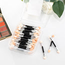 3 Packs Double-Head Sponge Portable Boxed Eyeshadow Stick Lazy Beginner Eye Makeup Tool, Specification: 20PCS/Box(Aluminum Stick)