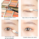 3 Packs Double-Head Sponge Portable Boxed Eyeshadow Stick Lazy Beginner Eye Makeup Tool, Specification: 20PCS/Box(Aluminum Stick)