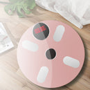 Home Bluetooth Weight Scale Smart Body Fat Scale Battery Style(Rose Gold)