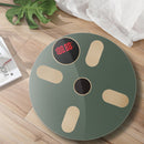 Home Bluetooth Weight Scale Smart Body Fat Scale USB + Light Energy(Army Green)