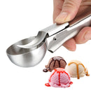 4 PCS Stainless Steel Ice Cream Spoon Dessert Spoon Ice Cream Scooper