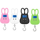 2 PCS Rabbit Shape Electronic Scale Express Scale Cartoon Portable Hanging Scale Battery Style(Black)