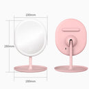 2 PCS 201 Smart Eye Protection Makeup Mirror With Light, Colour: Charging Monochrome Type(White)