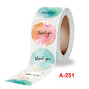 10 Rolls Round Sealing Sticker Thank You Sticker Crafts Gift Decoration Sticker, Size: 2.5cm / 1 Inch(A-251)