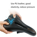 DH226 Mountain Bike Bicycle Seat Road Car Bicycle Seat Pad Accessories Equipment(Black)