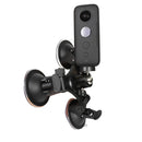 For Insta360 One X / One R Triangle Suction Cup Mount Holder with Ball-Head Tripod Adapter(3-Legs Sucker)