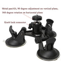 For Insta360 One X / One R Triangle Suction Cup Mount Holder with Ball-Head Tripod Adapter(3-Legs Sucker)