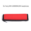 2 PCS Headset Comfortable Sponge Cover For Sony WH-1000xm2/xm3/xm4, Colour: (1000XM3)Black Lambskin