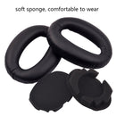 2 PCS Headset Comfortable Sponge Cover For Sony WH-1000xm2/xm3/xm4, Colour: (1000XM4)Black Lambskin