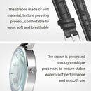 YAZOLE 313 Roman Numeral Dial Ladies Business Quartz Watch(White Tray Silver Net Belt)