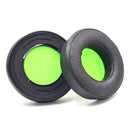 2 PCS Headset Sponge Case For Razer BlackShark V2/V2X/V2SE, Colour: Round(Black Green Net )