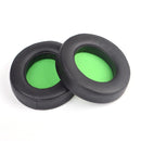 2 PCS Headset Sponge Case For Razer BlackShark V2/V2X/V2SE, Colour: Ellipse(Black Green Net)