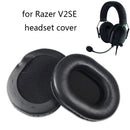 2 PCS Headset Sponge Cover For Razer V2, Colour: Black Lambskin
