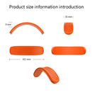 T1 Wireless Bluetooth Headset Beam Silicone Protection Case For Apple AirPods Max(Orange)