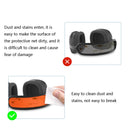 T1 Wireless Bluetooth Headset Beam Silicone Protection Case For Apple AirPods Max(Orange)