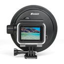 SHOOT XTGP340X For GoPro HERO7 /6 /5 Waterproof Dome Port Diving Housing Case With 10x Magnifier Filter & Red Filter