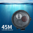 SHOOT XTGP340X For GoPro HERO7 /6 /5 Waterproof Dome Port Diving Housing Case With 10x Magnifier Filter & Red Filter