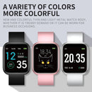 X21 1.3 Inch Full Touch Screen Smart Bracelet Heart Rate Pedometer Watch(White)