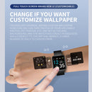 X21 1.3 Inch Full Touch Screen Smart Bracelet Heart Rate Pedometer Watch(White)