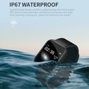 X21 1.3 Inch Full Touch Screen Smart Bracelet Heart Rate Pedometer Watch(Pink)