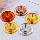 2 PCS Stainless Steel Egg Tray Table Utensils, Specification: Rose Gold