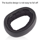 1 Pair Headset Sponge Cover Earmuffs For Sennheiser GSP600 / GSP670 / GSP500 / GSP550 / GSA60(Black)