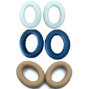 2 PCS Headest Sponge Cover Earmuffs with Cushion For BOSE NC700(Dark Blue )