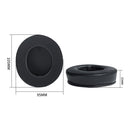 2 PCS Ice Feeling Gel Earmuffs Sponge Sleeve Earmuffs Are Suitable for Razer Meng Cat Pink Crystal Edition Beihai Giant Monster V2 RGB Symphony Headphones(Black )