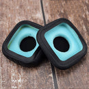 1 Pairs Headphone Sponge Cover Earmuff Leather Sleeve For Logitech UE5000(Black Blue Sponge)