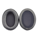 1 Pairs Headset Sponge Cover Ear Pad Leather Case For Kingston Cloud Silver II, Colour: Black